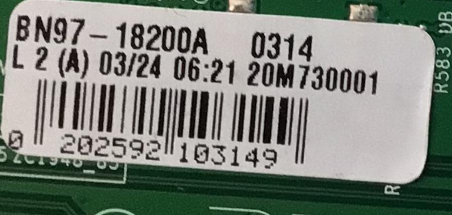 KIT DE TARJETAS  SAMSUNG / MAIN BN94-16880H / BN41-02854A / BN9416880H / BN97-18200S  / FUENTE BN4401130A / L65SB9NB_AHS / BN44-01130A / DRIVER BN94-16847A / BN97-18200A / BN9416847A  / DISPLAY ST7461E03-1 / MODELO QN75QN800AFXZA CA01 - Imagen 2